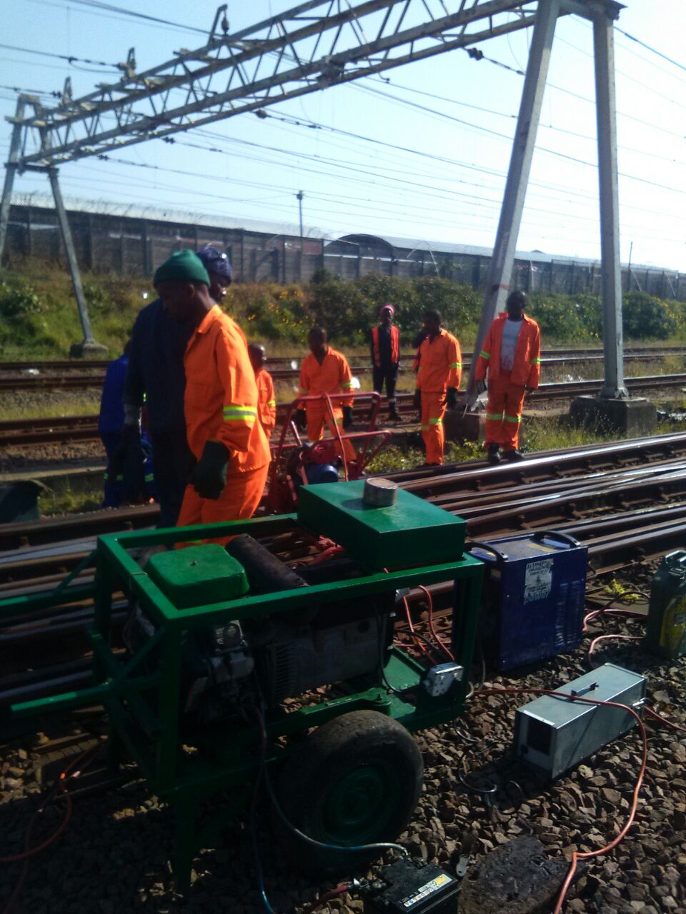 WEBSITE WELDING TEAM BUSY ON CROSSINGS